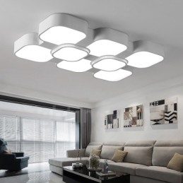 Moderne eigentijdse geïntegreerde metalen inbouwlamp