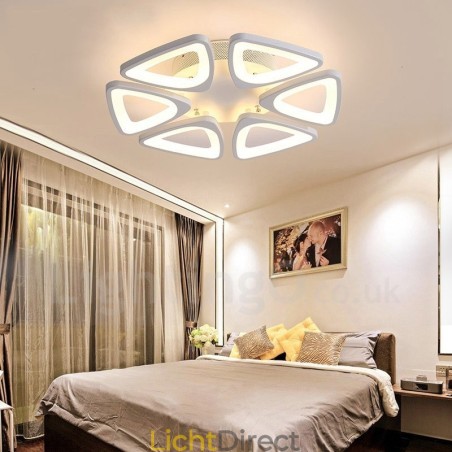 6-lichts moderne, eigentijdse, geïntegreerde plafondlamp 6-lichts moderne, eigentijdse, geïntegreerde plafondlamp