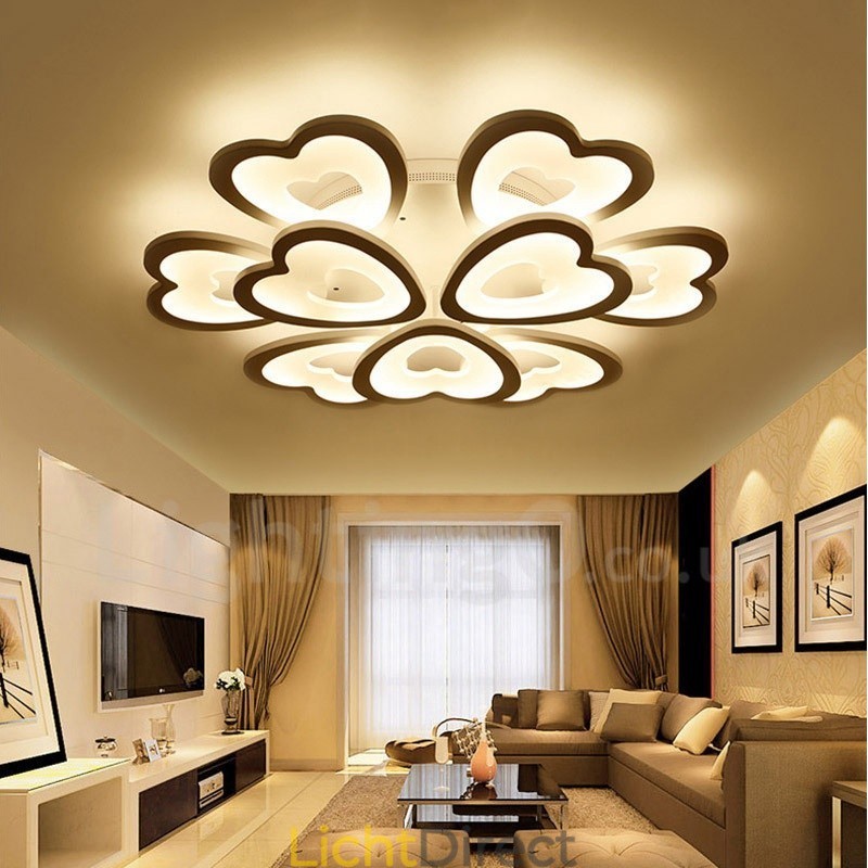 9-lichts moderne, eigentijdse, geïntegreerde plafondlamp