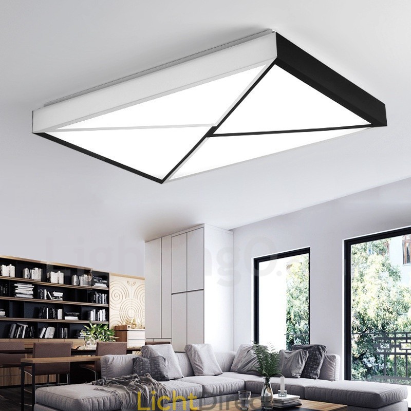 Moderne eigentijdse geïntegreerde metalen inbouwlamp