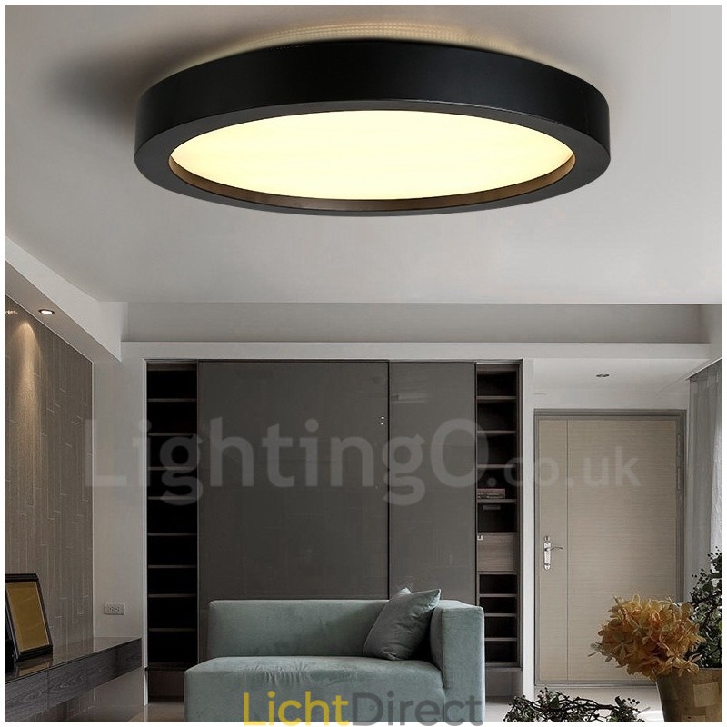 Moderne eigentijdse geïntegreerde metalen inbouwlamp