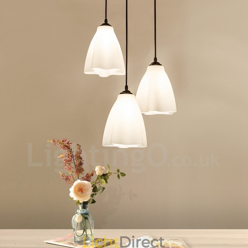 3-lichts traditionele klassieke geïntegreerde metalen hanglamp