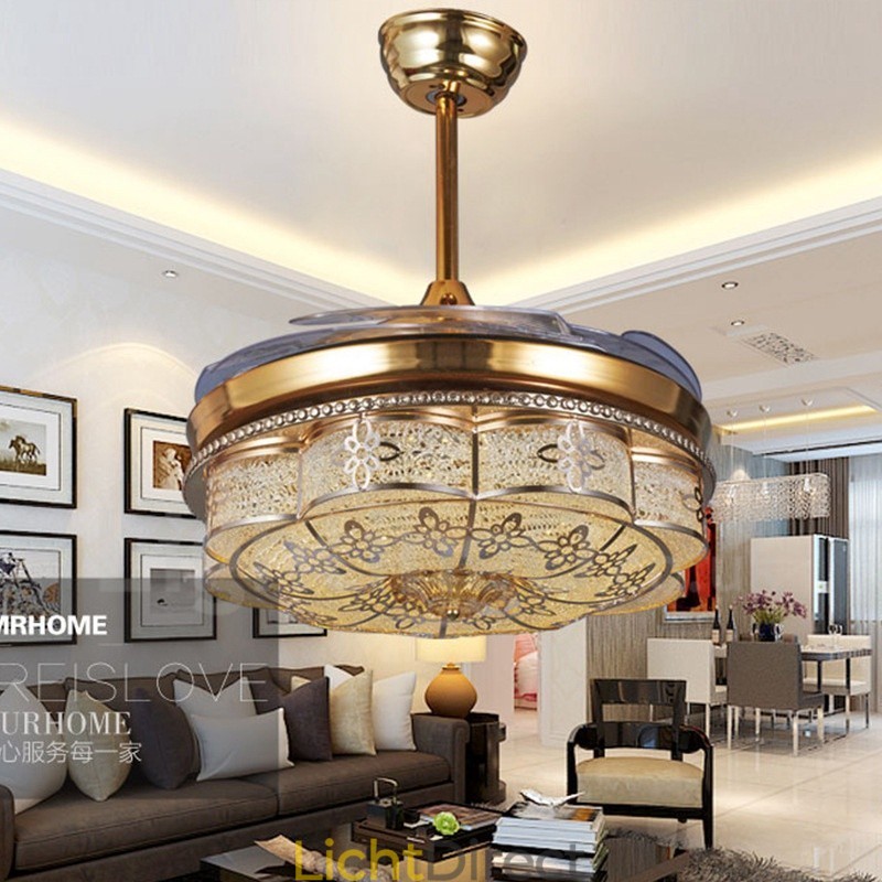 Moderne eigentijdse onzichtbare plafondventilator Plafondventilatoren