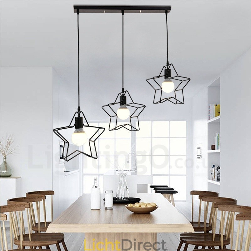 3-lichts moderne, eigentijdse geïntegreerde hanglamp