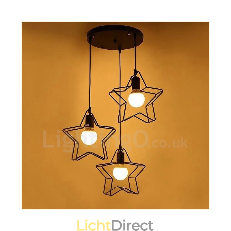 3-lichts moderne, eigentijdse geïntegreerde hanglamp