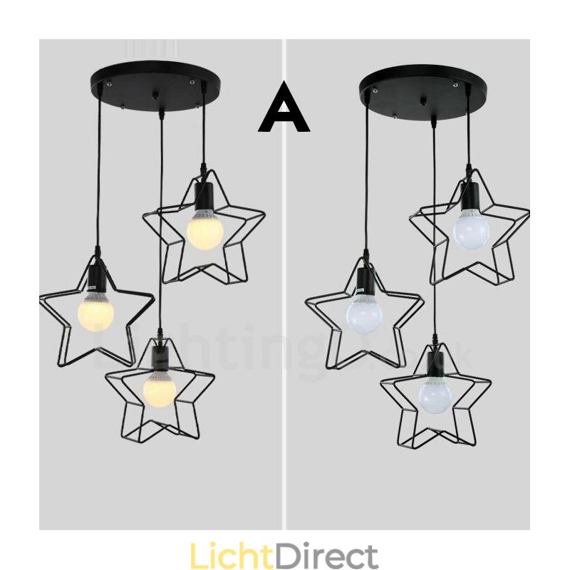 3-lichts moderne, eigentijdse geïntegreerde hanglamp