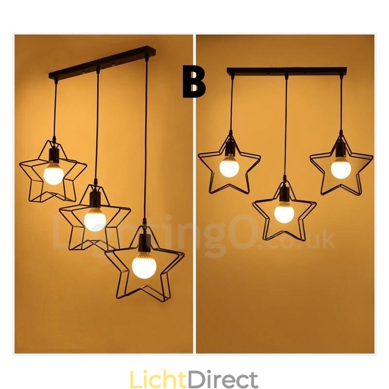 3-lichts moderne, eigentijdse geïntegreerde hanglamp
