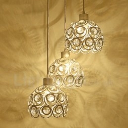 3-lichts rustieke lodge geïntegreerde hanglamp