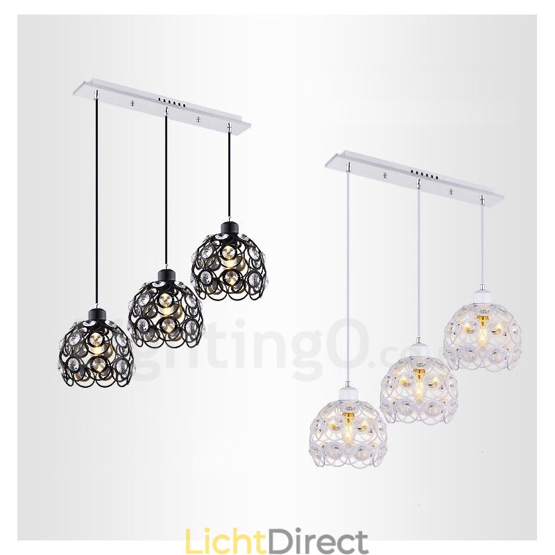 3-lichts rustieke lodge geïntegreerde hanglamp