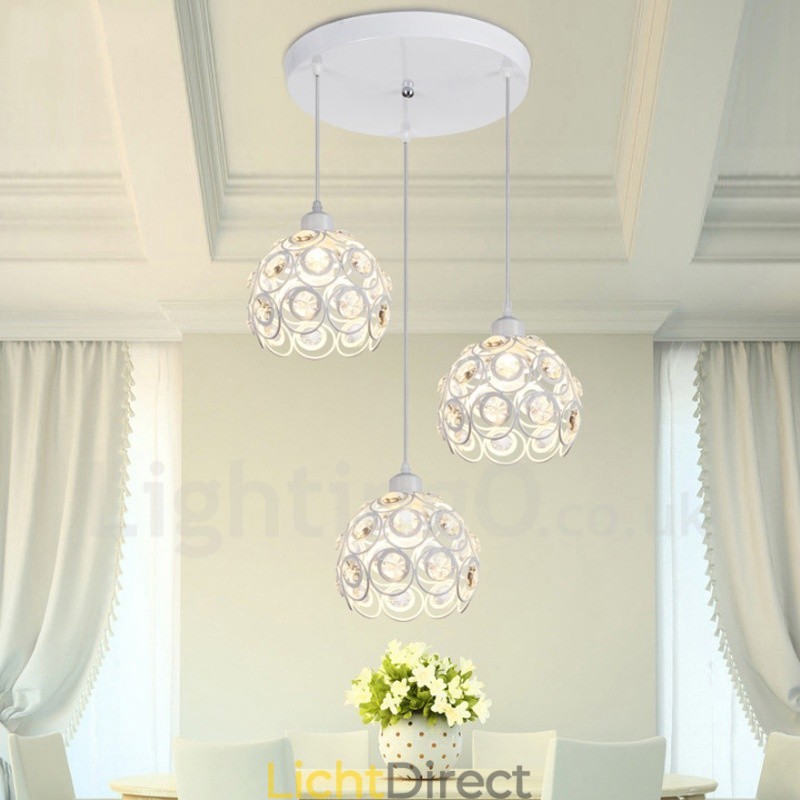 3-lichts rustieke lodge geïntegreerde hanglamp