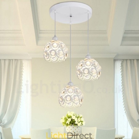 3-lichts rustieke lodge geïntegreerde hanglamp 3-lichts rustieke lodge geïntegreerde hanglamp