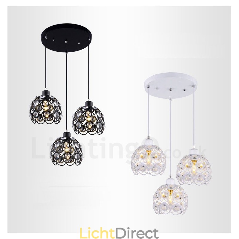 3-lichts rustieke lodge geïntegreerde hanglamp