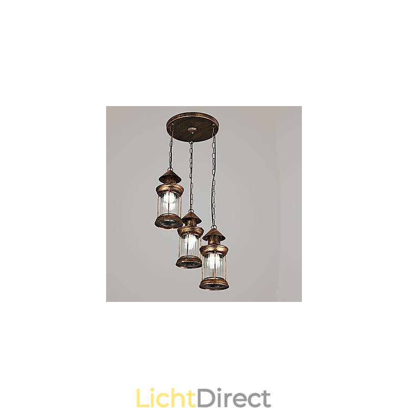 Rustieke Lodge Vintage Retro Mini Stijl Metalen Hanglamp