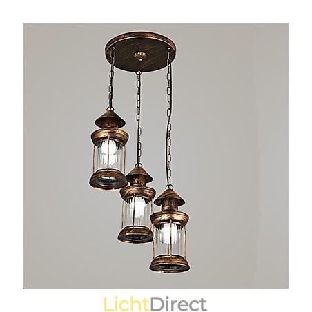 Rustieke Lodge Vintage Retro Mini Stijl Metalen Hanglamp Rustieke Lodge Vintage Retro Mini Stijl Metalen Hanglamp