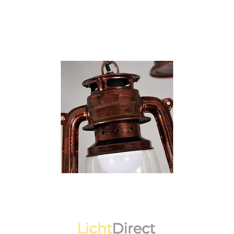 Rustieke Lodge Vintage Retro Mini Stijl Metalen Hanglamp