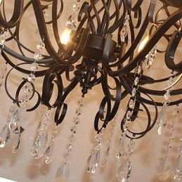8 Hoofd van Europese stijl Kristallen Lamp Metalen Kroonluchter Verlichting