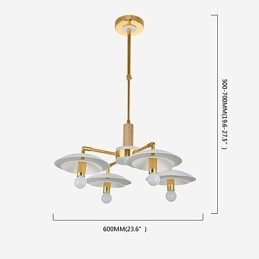 4-lichts mini-stijl traditionele klassieke moderne eigentijdse kroonluchter