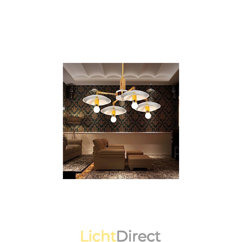 4-lichts mini-stijl traditionele klassieke moderne eigentijdse kroonluchter