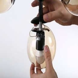 Traditionele klassieke retro schilderijfunctie voor ontwerpers Metalen kroonluchter