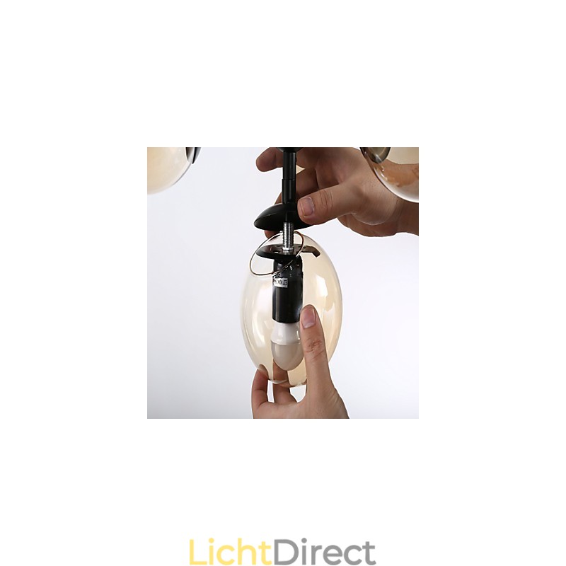 Traditionele klassieke retro schilderijfunctie voor ontwerpers Metalen kroonluchter