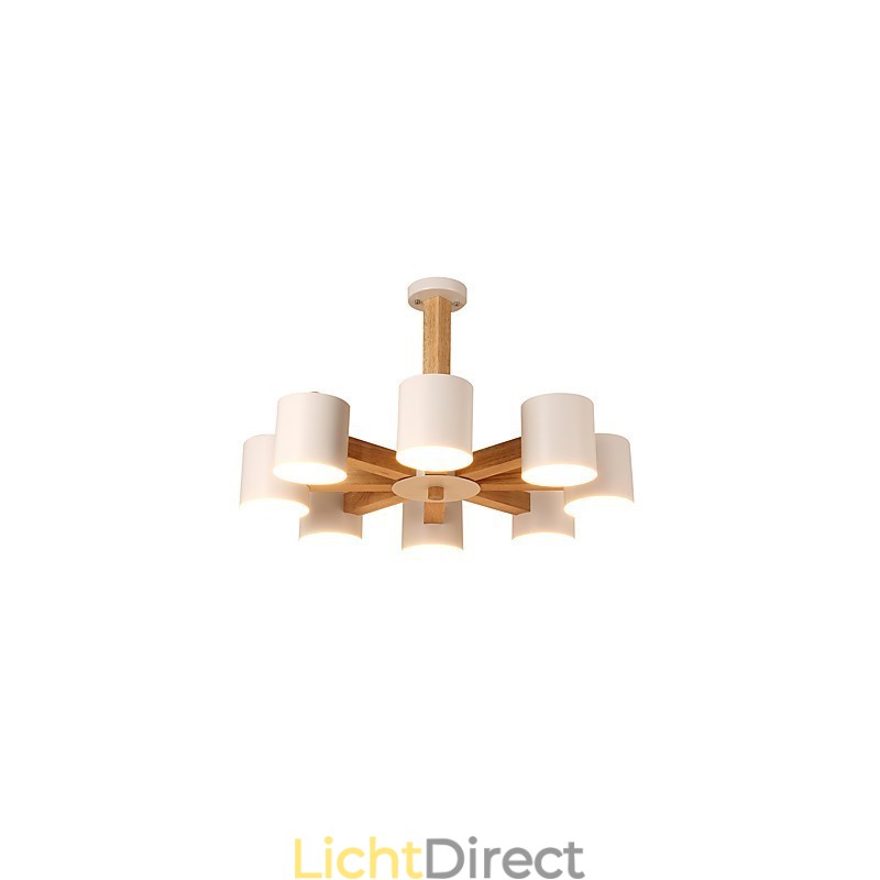 8 lampen kroonluchter moderne eigentijdse traditionele klassieke vintage land hout kenmerk voor hout