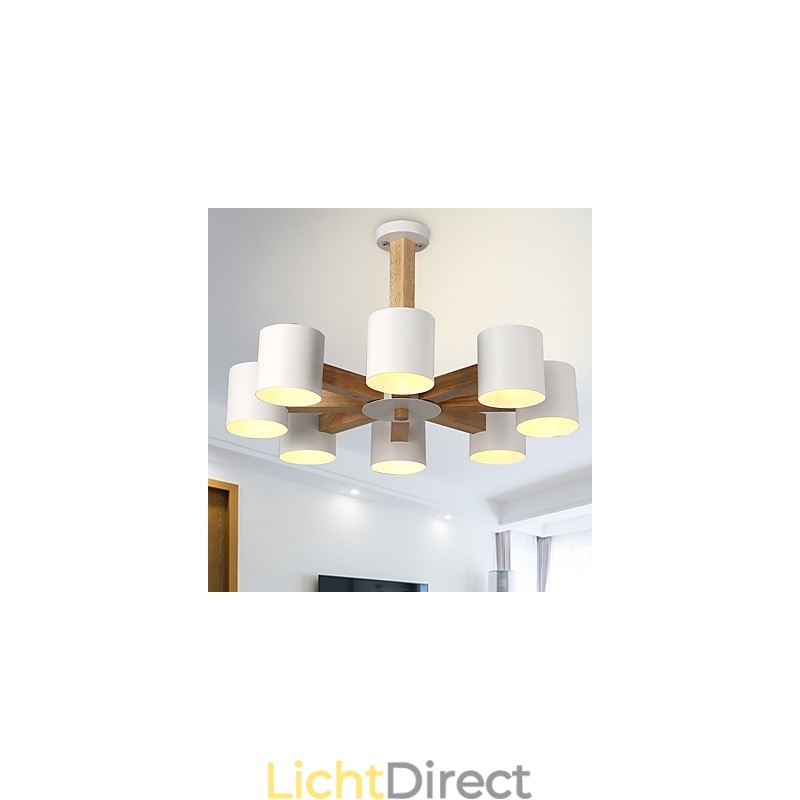 8 lampen kroonluchter moderne eigentijdse traditionele klassieke vintage land hout kenmerk voor hout