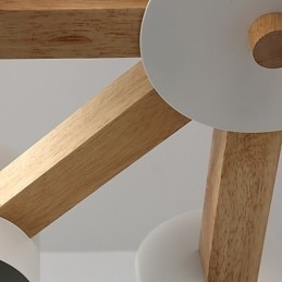 8 lampen kroonluchter moderne eigentijdse traditionele klassieke vintage land hout kenmerk voor hout