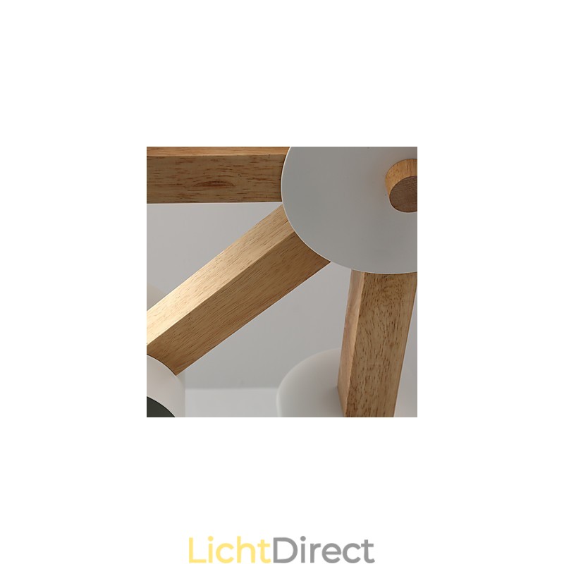 8 lampen kroonluchter moderne eigentijdse traditionele klassieke vintage land hout kenmerk voor hout