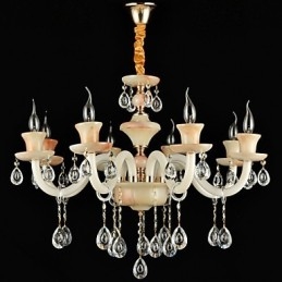 Moderne, eigentijdse, traditionele, klassieke, gegalvaniseerde kenmerken voor kristallen, mini-stijl metalen kroonluchter