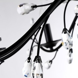 9-lichts kristallen kroonluchter moderne eigentijdse traditionele klassieke vintage retro landelijke schilderfunctie