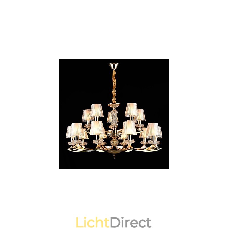 Hanglamp Zinklegering Kenmerk voor Kristal Mini Stijl Metaal Binnen Winkels 15 Lampen