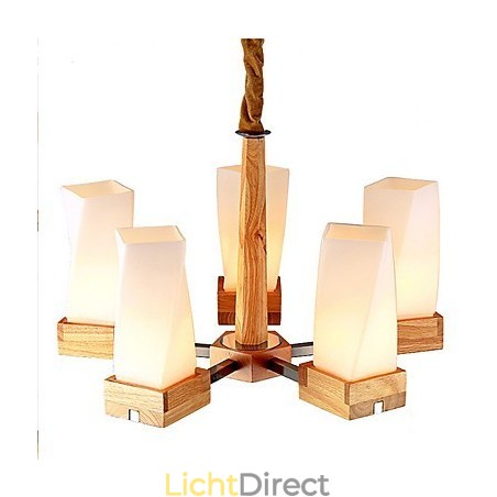 Eenvoudige kunstverlichting Massief hout Creatieve woonkamer Plafondlamp Eenvoudige kunstverlichting Massief hout Creatieve woonkamer Plafondlamp