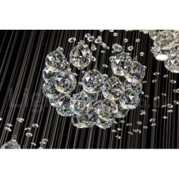 Extra Lengte 5 Meter Kristal Lange Plafond Hanglamp Moderne Kroonluchter Thuis Hangende Verlichting Kroonluchter Lampen Armaturen