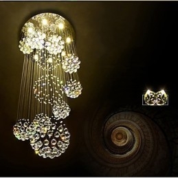 Extra Lengte 5 Meter Kristal Lange Plafond Hanglamp Moderne Kroonluchter Thuis Hangende Verlichting Kroonluchter Lampen Armaturen