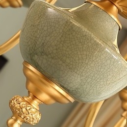 Alle koperen kroonluchter Jade decoratieve kroonluchter OP0