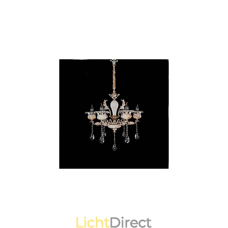 Retro Chrome Feature voor Designers Metalen Hanglamp