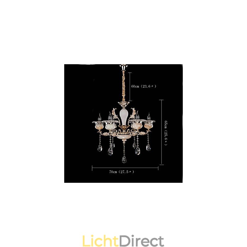 Retro Chrome Feature voor Designers Metalen Hanglamp