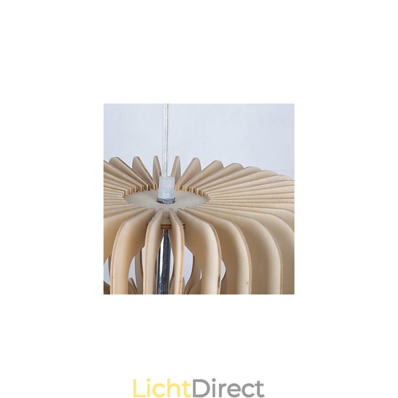 Vintage drielaags taarthouten kroonluchter