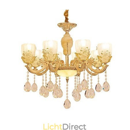 Europese stijl sfeer zinklegering kristal kroonluchter