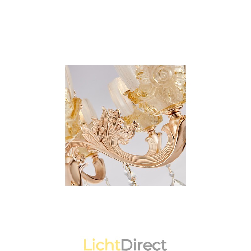 Europese stijl sfeer zinklegering kristal kroonluchter