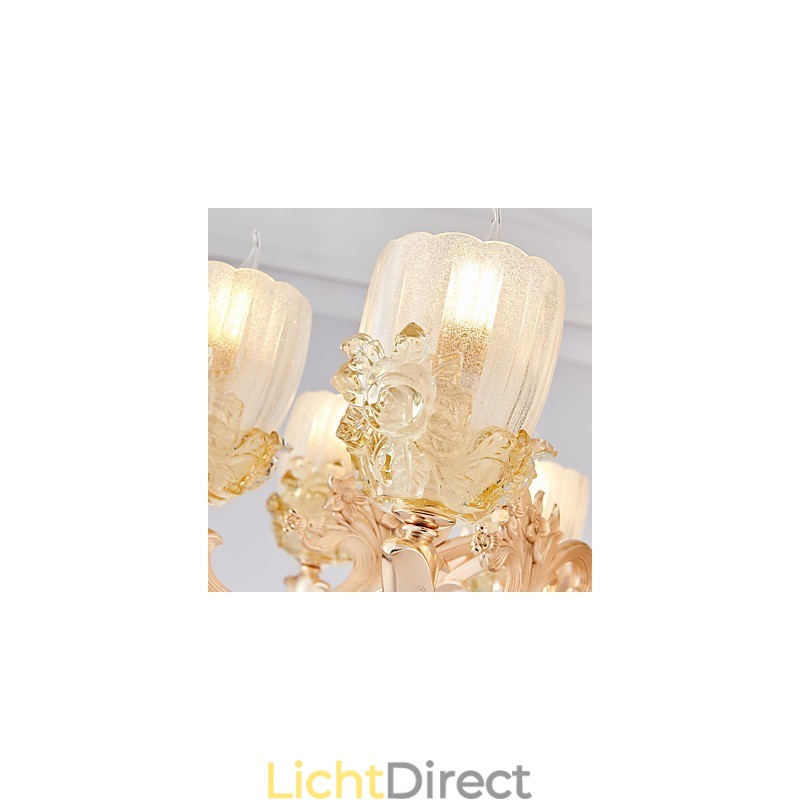 Europese stijl sfeer zinklegering kristal kroonluchter