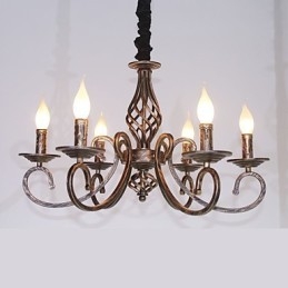Retro Eenvoudige Lamp Koperkleurige Lamp Kaarslamp