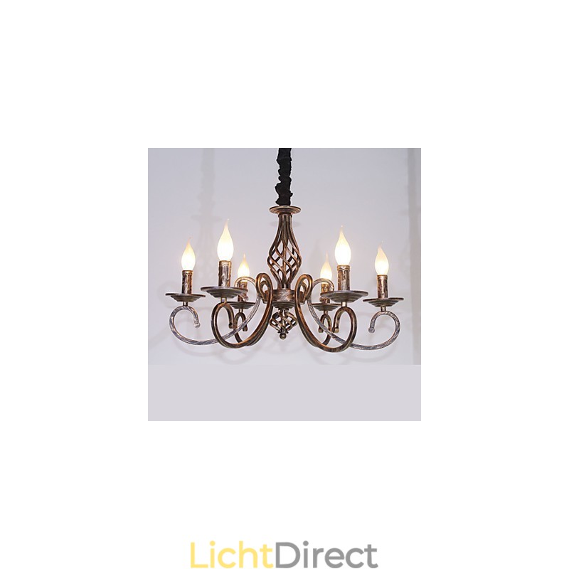 Retro Eenvoudige Lamp Koperkleurige Lamp Kaarslamp