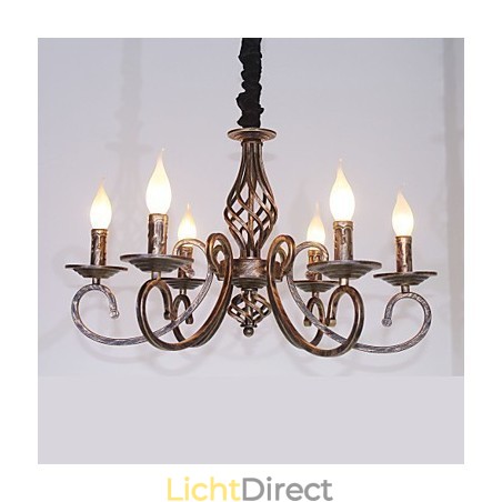 Retro Eenvoudige Lamp Koperkleurige Lamp Kaarslamp Retro Eenvoudige Lamp Koperkleurige Lamp Kaarslamp