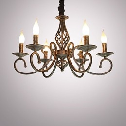 Retro Eenvoudige Lamp Koperkleurige Lamp Kaarslamp