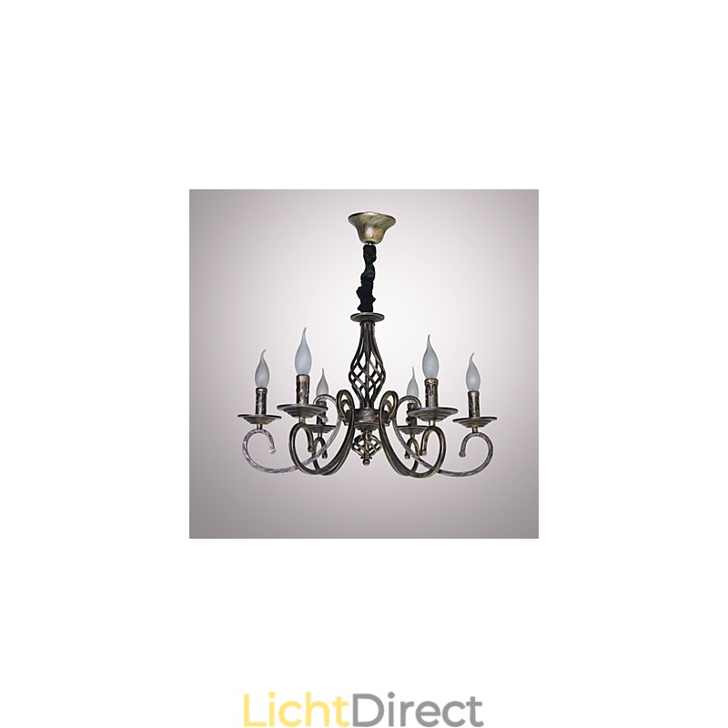 Retro Eenvoudige Lamp Koperkleurige Lamp Kaarslamp