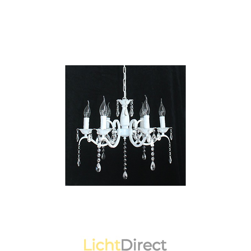 Kroonluchter Moderne Kristal Mini Kaars Stijl IJzeren Lamp Lampen