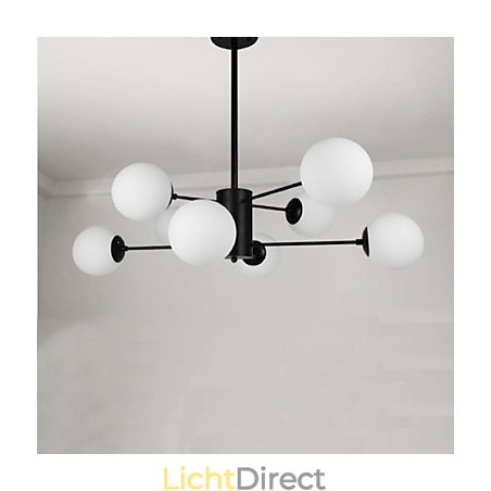 Moderne, eigentijdse, traditionele, klassieke schilderfunctie voor een metalen kroonluchter in ministijl