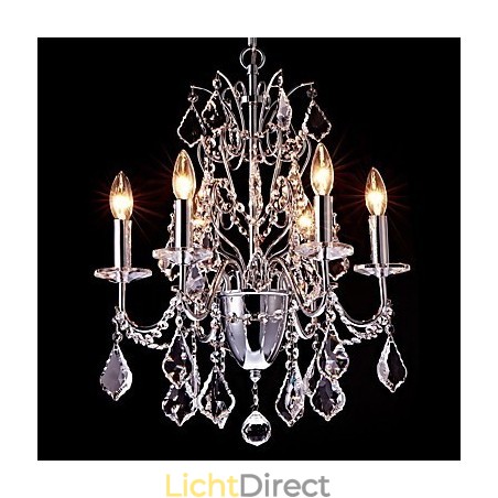 Moderne, eigentijdse, traditionele, klassieke, landelijke, chromen kenmerken voor kristallen metalen kroonluchter Moderne, eigentijdse, traditionele, klassieke, landelijke, chromen kenmerken voor kristallen metalen kroonluchter