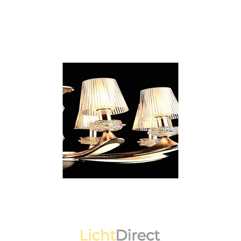 Moderne, eigentijdse, traditionele, klassieke zinklegering met kristallen mini-stijl hanglamp van metaal